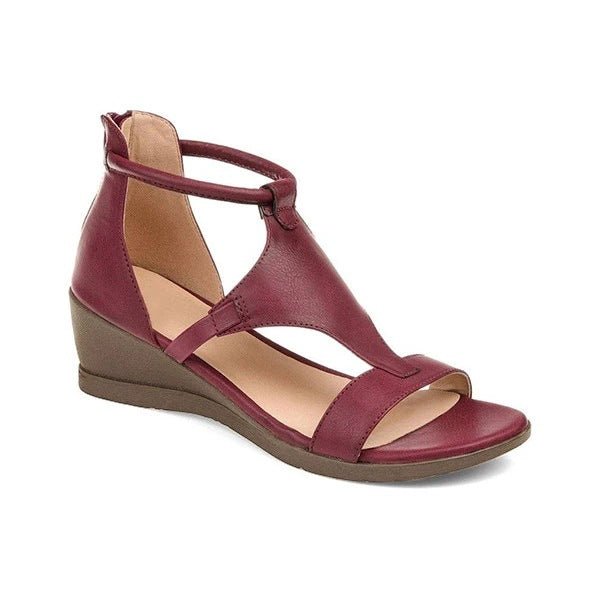 Summer Wedges Heel Sandals Casual Women's Roman Shoes - Taylor K Shop