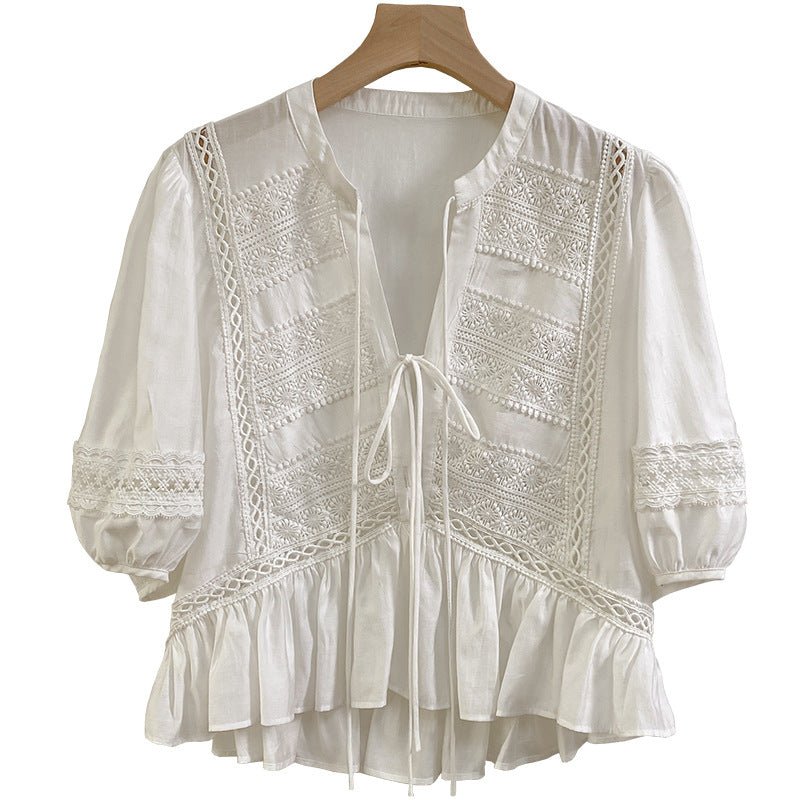 Summer Women's French Lady Temperament Blouse - Taylor K Shop