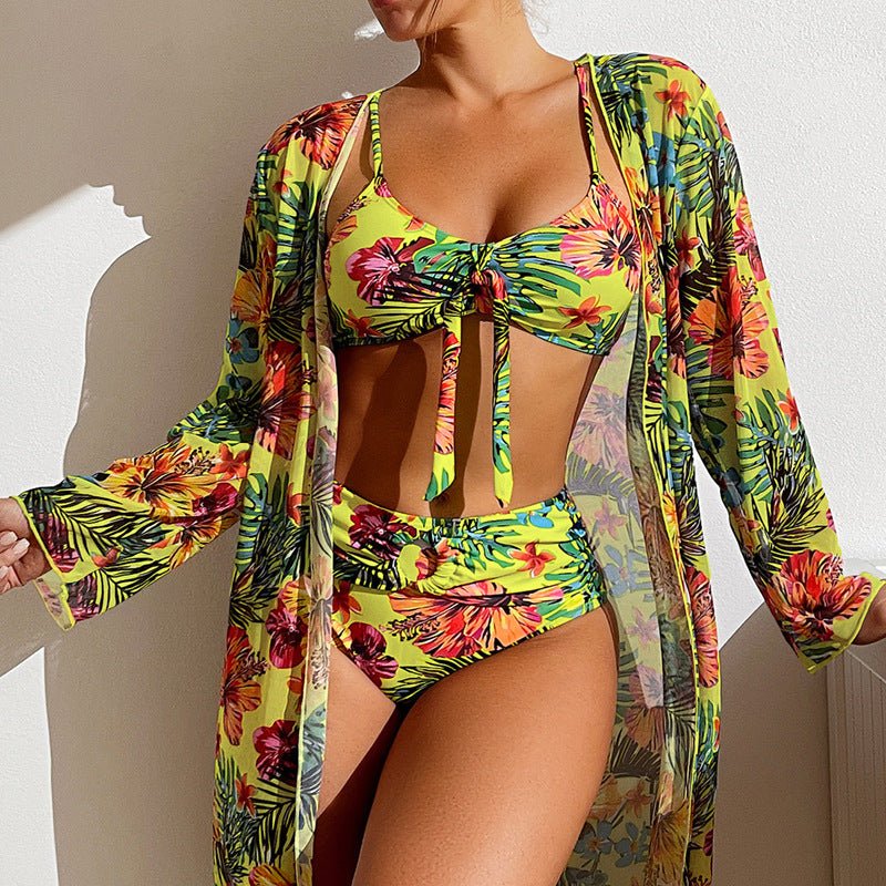 Swimwear Long Sleeved Blouse Three Piece Suit - Taylor K Shop