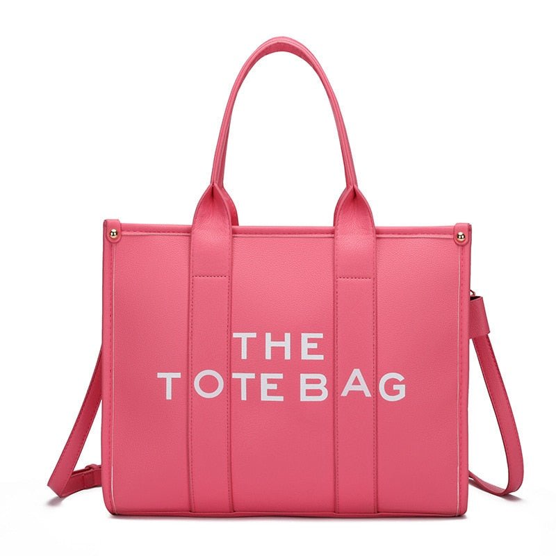 The Tote Bags For Women 2023 New Luxury Designer Handbag Big Shopping Pink Leather Bag Brand Shoulder Crossbody Bags Totebag - Taylor K Shop
