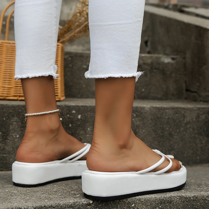 Thick Bottom Flip - flops SummerOutdoor Slippers Beach Shoes - Taylor K Shop
