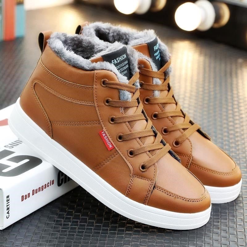 Thickened winter shoes youth Winter men's shoes - Taylor K Shop