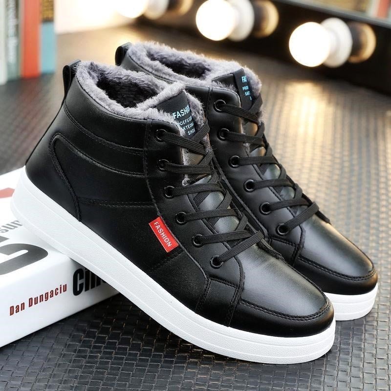 Thickened winter shoes youth Winter men's shoes - Taylor K Shop