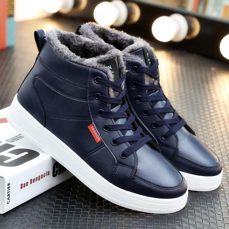 Thickened winter shoes youth Winter men's shoes - Taylor K Shop