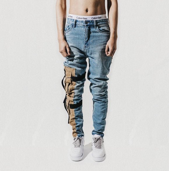 Tooling distressed jeans - Taylor K Shop