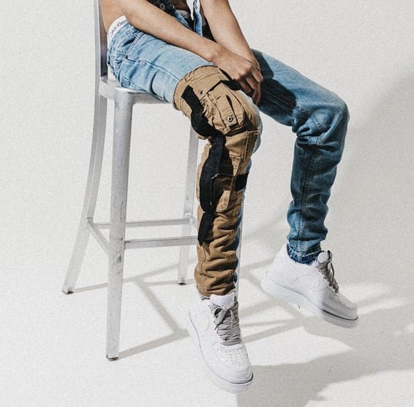 Tooling distressed jeans - Taylor K Shop