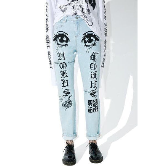 Trendy cotton jeans - Taylor K Shop