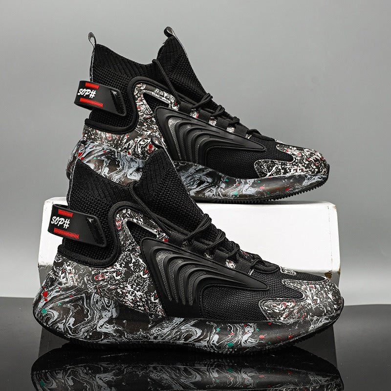 Trendy Men's Shoes Blade Sneakers Men's Basketball High Top Shoes Men's Shoes Men's Trendy Shoes - Taylor K Shop