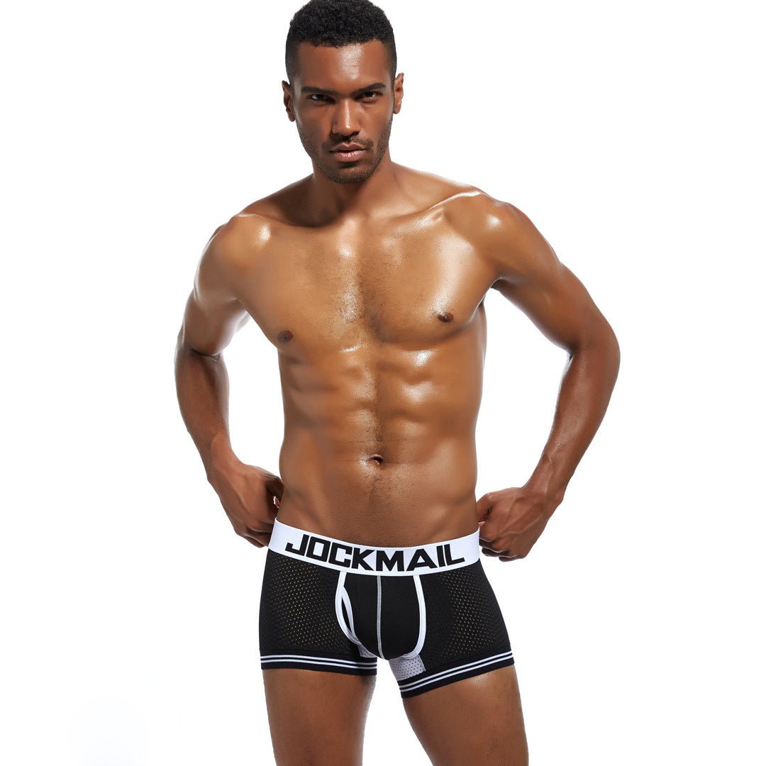 Underwear Boxer Men Breathable Mesh Mens Boxers - Taylor K Shop