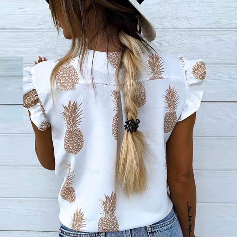 V - neck sexy blouse - Taylor K Shop
