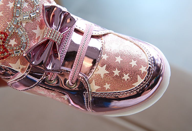 Velcro Flashing Luminous Kids Shoes - Taylor K Shop