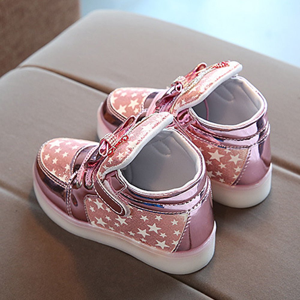 Velcro Flashing Luminous Kids Shoes - Taylor K Shop