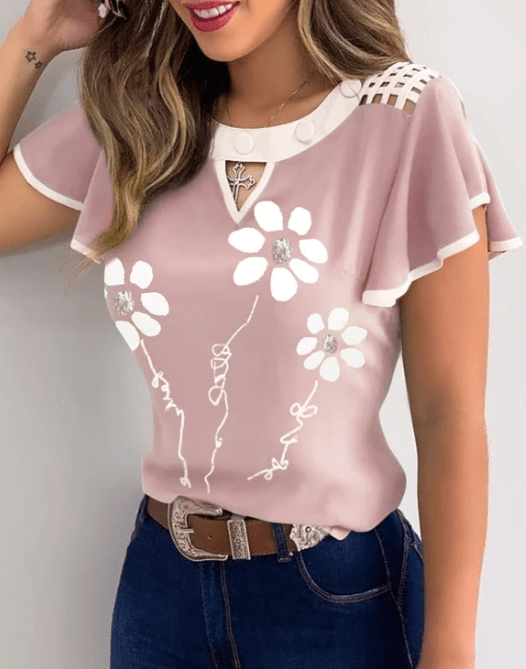 Very beautiful elegant summer blouse - Taylor K Shop