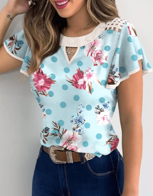 Very beautiful elegant summer blouse - Taylor K Shop