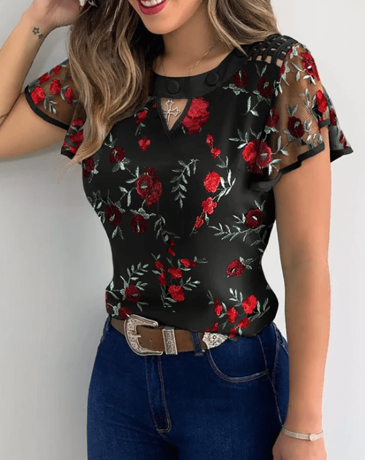 Very beautiful elegant summer blouse - Taylor K Shop