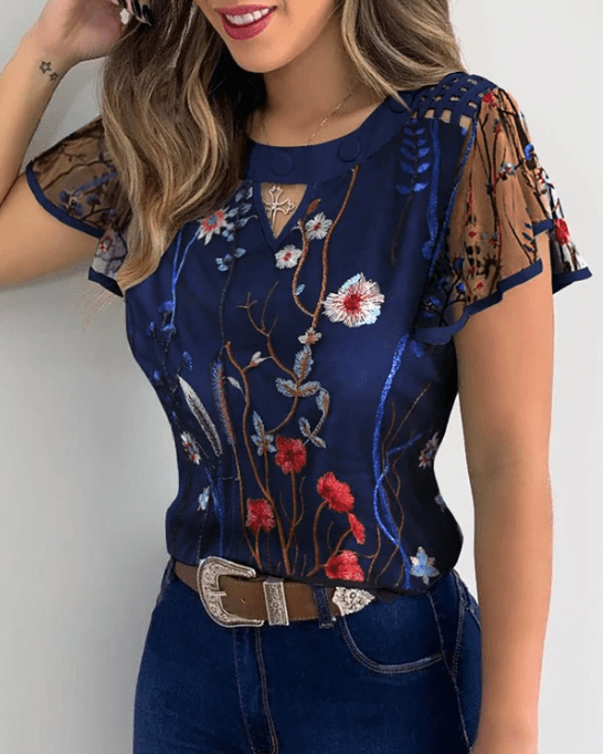 Very beautiful elegant summer blouse - Taylor K Shop