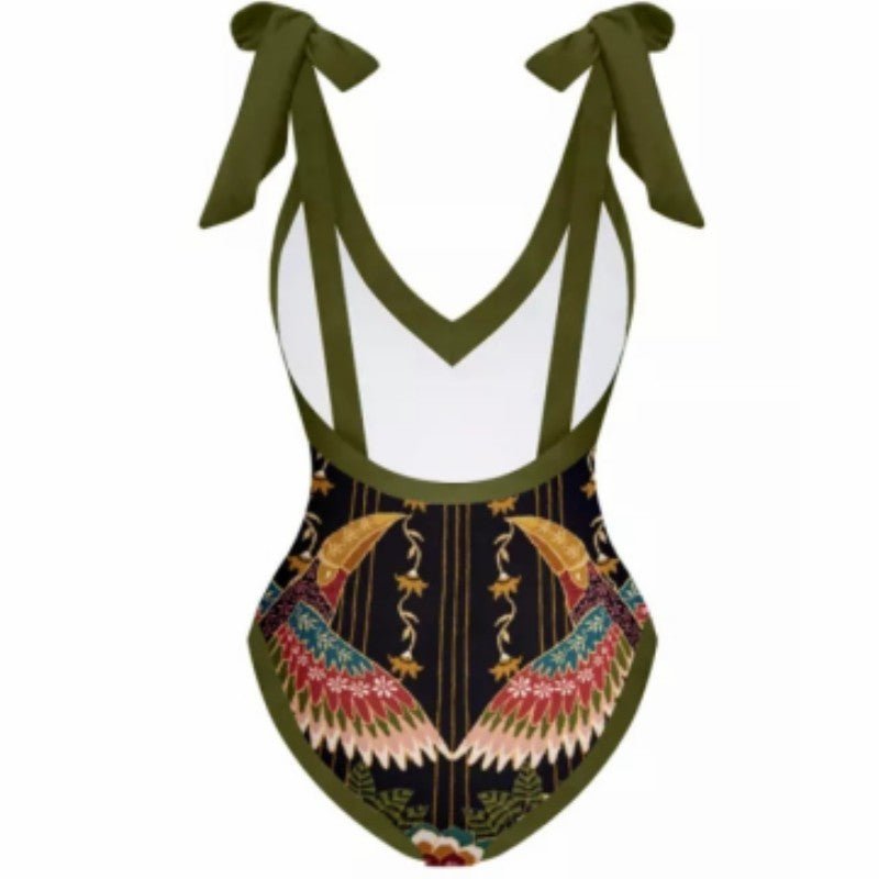 Vintage Printed One Piece Swimsuit For Women - Taylor K Shop