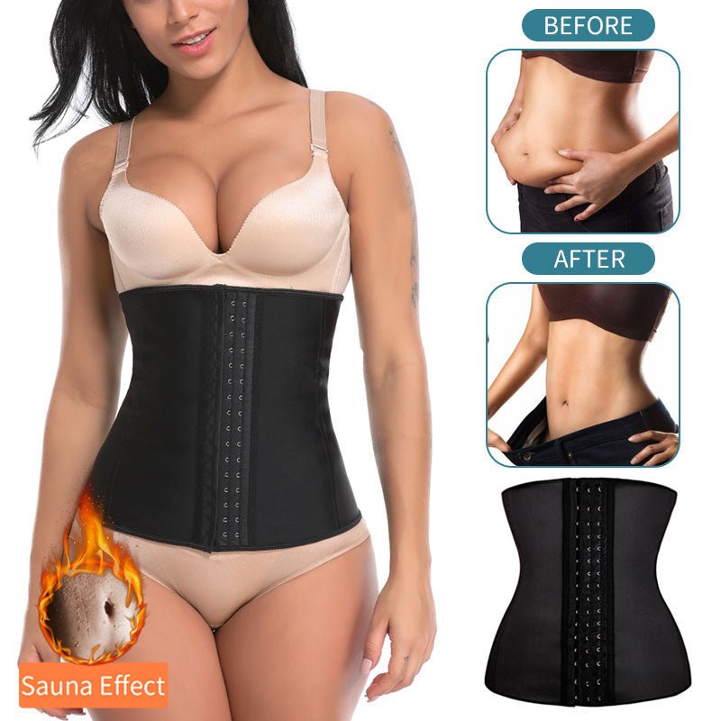 Waist Cincher Steel Boned Waist Trainer Corset Underwear Slimming Body Shaper - Taylor K Shop