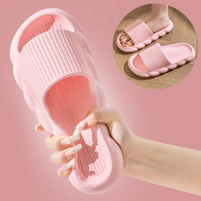 Wave Bottom Slippers Women Home Shoes Non - slip Bathroom Slippers - Taylor K Shop