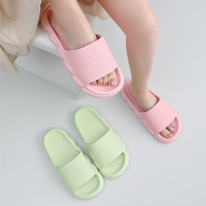 Wave Bottom Slippers Women Home Shoes Non - slip Bathroom Slippers - Taylor K Shop