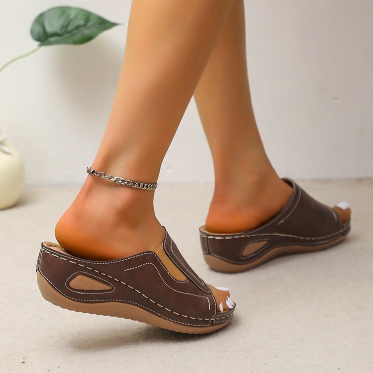 Wedges Shoes Roman Sandals Women Summer Slippers Beach Shoes - Taylor K Shop