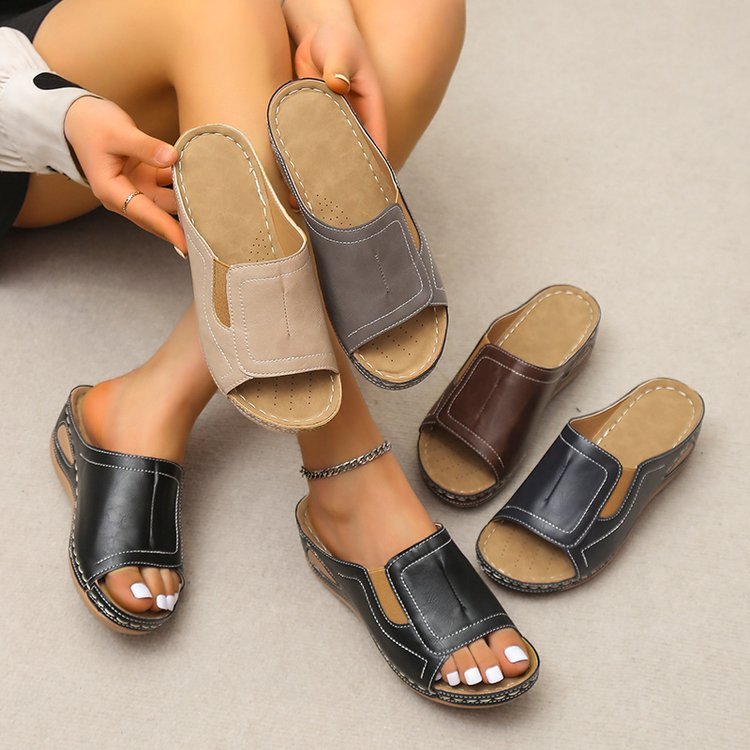 Wedges Shoes Roman Sandals Women Summer Slippers Beach Shoes - Taylor K Shop