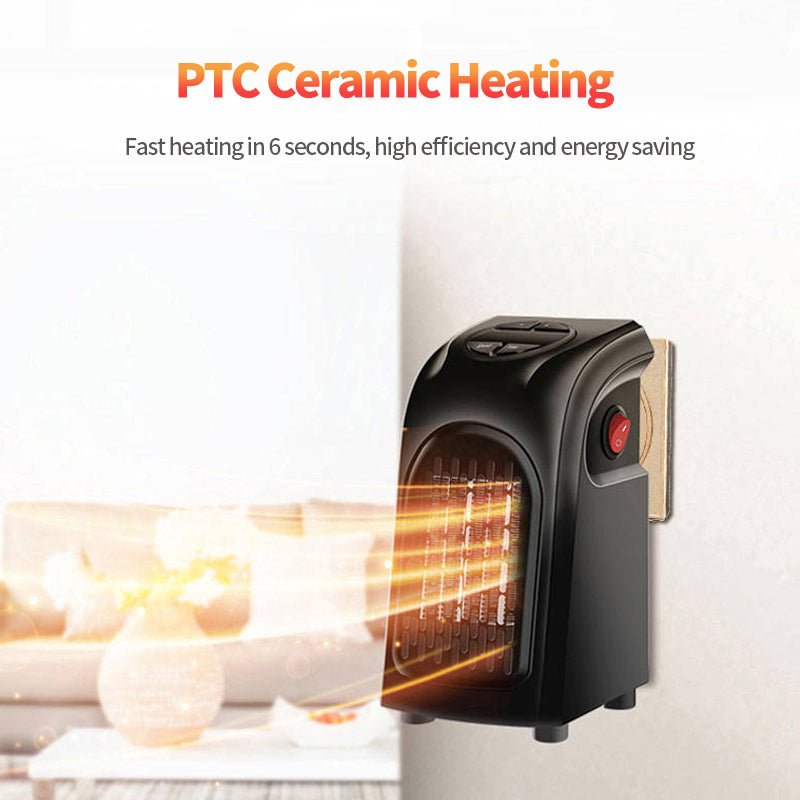 Winter Air Heater Fan Heater Electric Home Heaters Mini Room Air Wall Heater Ceramic Heating Warmer Fan For Home Office Camping - Taylor K Shop