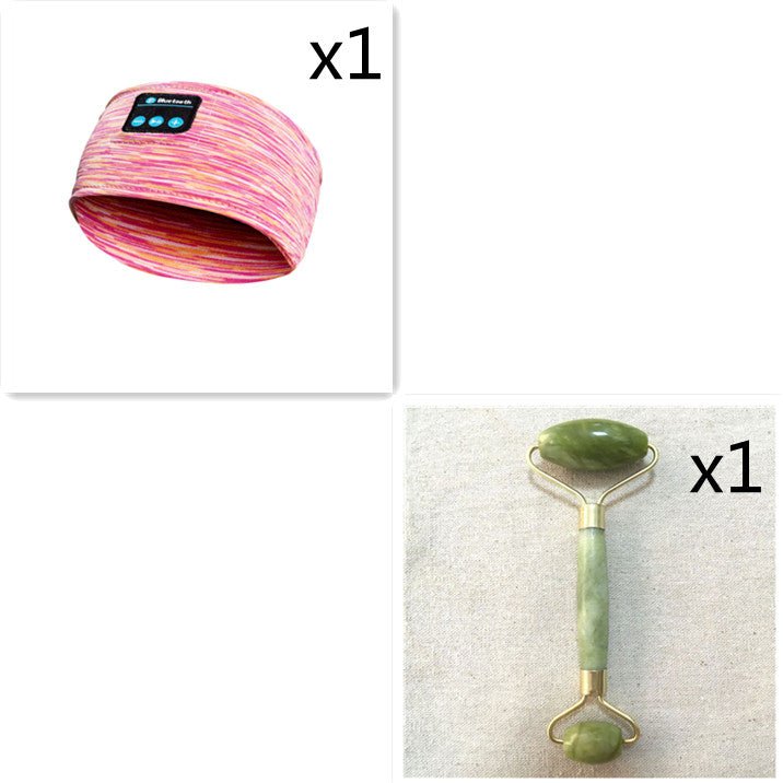 Wireless Bluetooth Sleeping Headphones Headband Thin Soft Elastic Comfortable Music Ear Phones Eye Mask For Side Sleeper Sports - Taylor K Shop