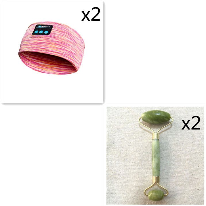 Wireless Bluetooth Sleeping Headphones Headband Thin Soft Elastic Comfortable Music Ear Phones Eye Mask For Side Sleeper Sports - Taylor K Shop