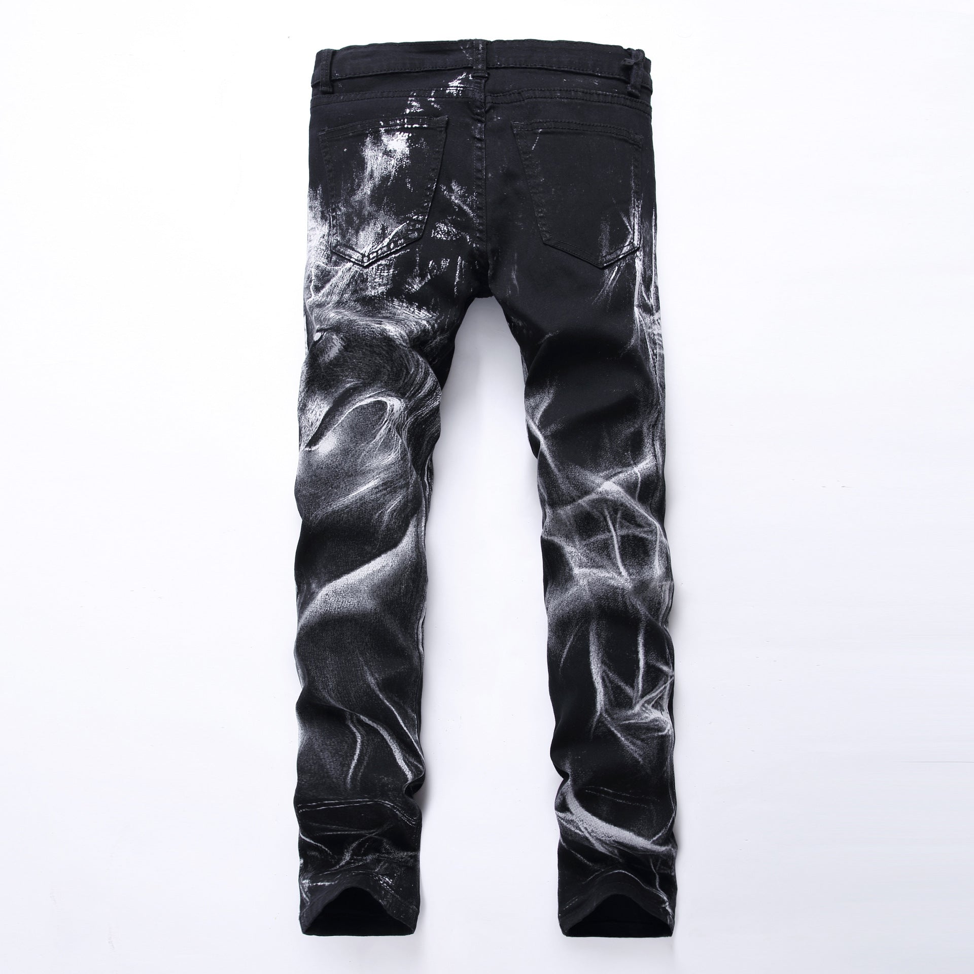 Wolf print jeans - Taylor K Shop