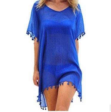 Women Blouses Loose Chiffon Dress Summer Beach Tunic Cover - Up Shirt - Taylor K Shop