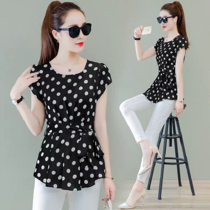 Women Casual Summer Style Chiffon Blouses Shirts - Taylor K Shop