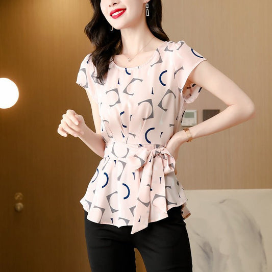 Women Casual Summer Style Chiffon Blouses Shirts - Taylor K Shop