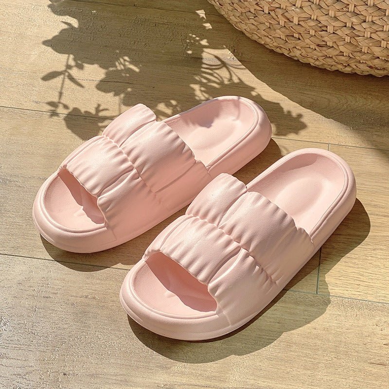 Women Home Shoes Bathroom Slippers Soft Sole Slides Summer Beach Shoes - Taylor K Shop