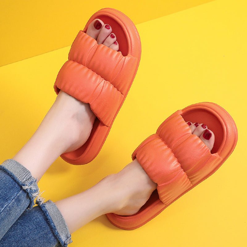 Women Home Shoes Bathroom Slippers Soft Sole Slides Summer Beach Shoes - Taylor K Shop