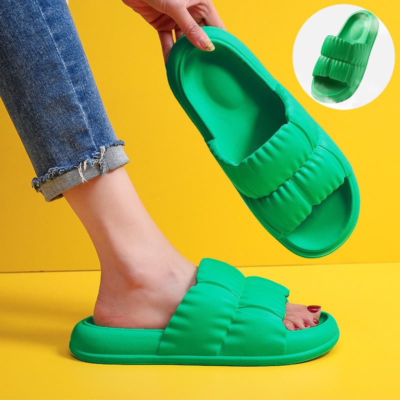 Women Home Shoes Bathroom Slippers Soft Sole Slides Summer Beach Shoes - Taylor K Shop