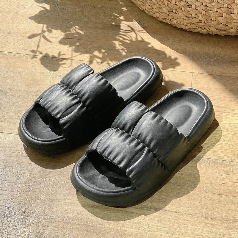Women Home Shoes Bathroom Slippers Soft Sole Slides Summer Beach Shoes - Taylor K Shop