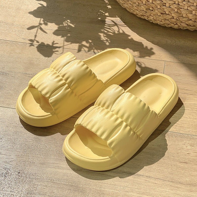 Women Home Shoes Bathroom Slippers Soft Sole Slides Summer Beach Shoes - Taylor K Shop