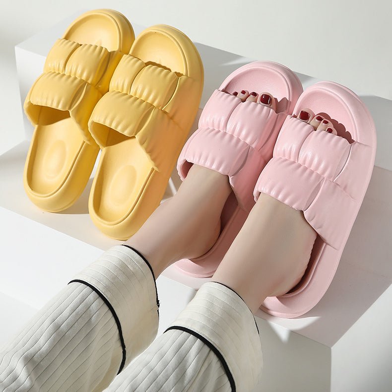 Women Home Shoes Bathroom Slippers Soft Sole Slides Summer Beach Shoes - Taylor K Shop