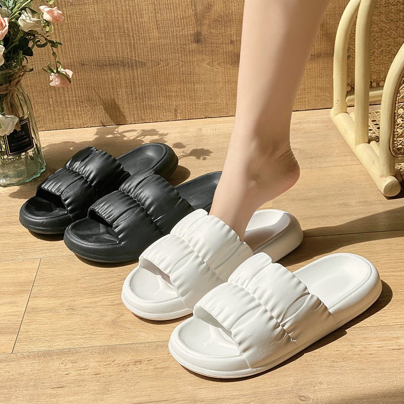 Women Home Shoes Bathroom Slippers Soft Sole Slides Summer Beach Shoes - Taylor K Shop