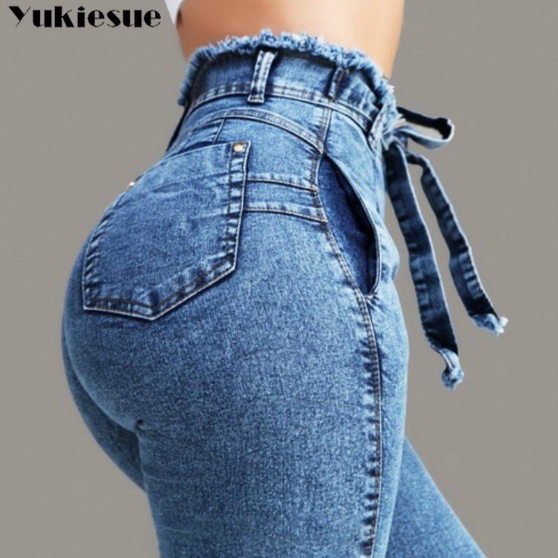 Women Pants Cool Denim Vintage Jeans - Taylor K Shop