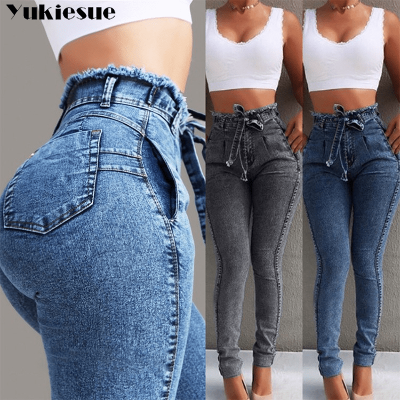 Women Pants Cool Denim Vintage Jeans - Taylor K Shop