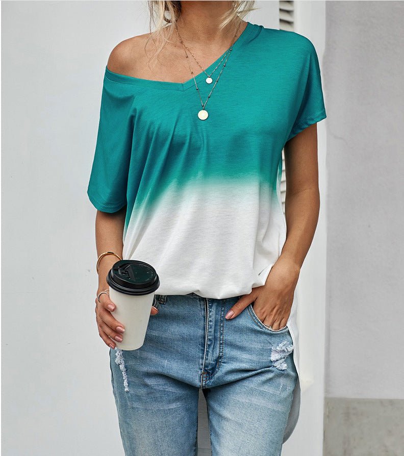 Women's blouse with gradient print - Taylor K Shop