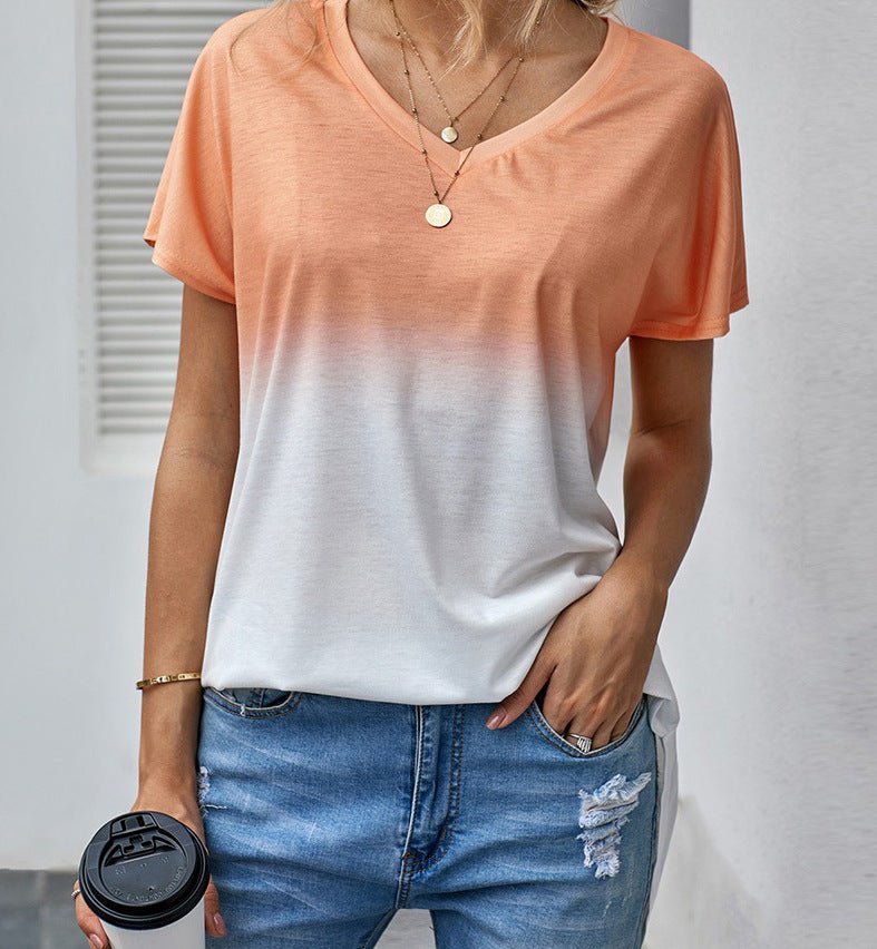 Women's blouse with gradient print - Taylor K Shop