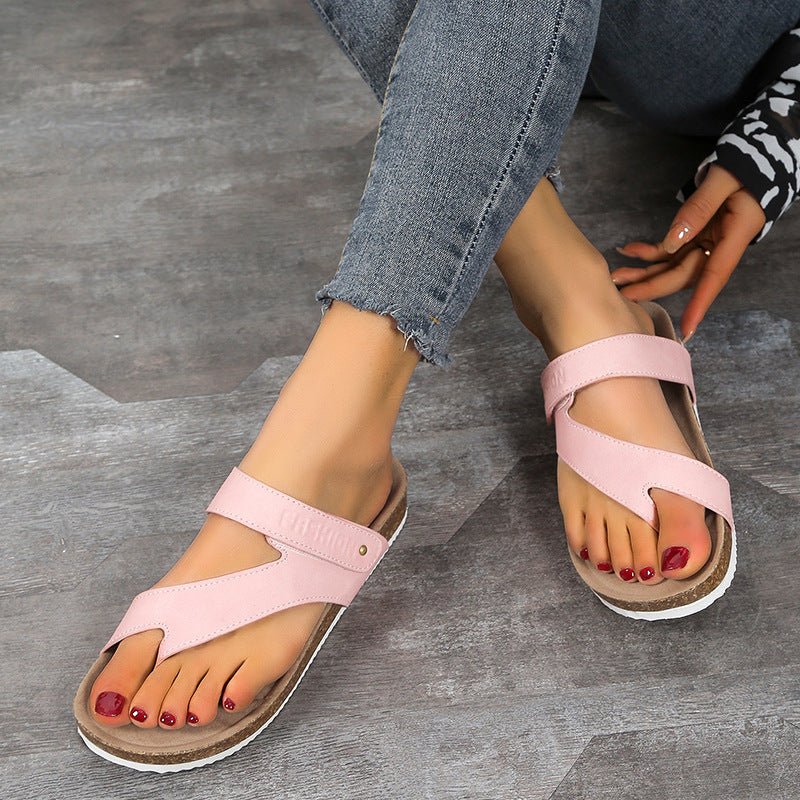 Women's Flat Sandals Flip Flops Slippers Outdoor Daily Casual Beach Shoes Slides - Taylor K Shop