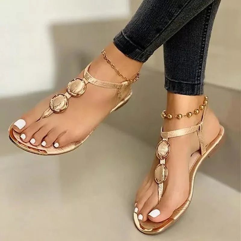 Women's Flat Sandals Summer Beach Shoes - Taylor K Shop