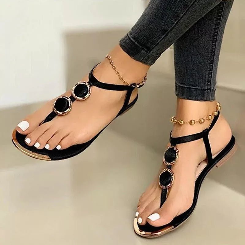Women's Flat Sandals Summer Beach Shoes - Taylor K Shop