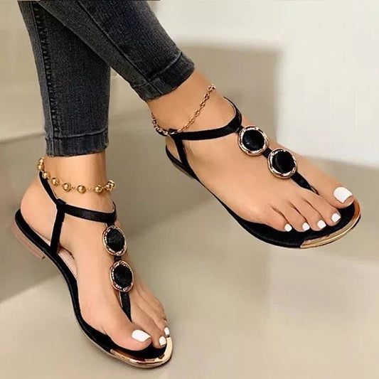 Women's Flat Sandals Summer Beach Shoes - Taylor K Shop