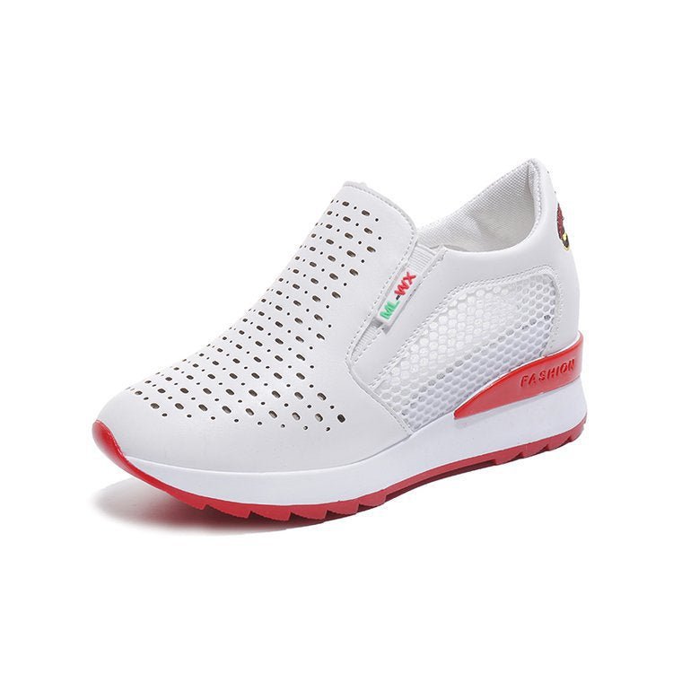 Women's hollow white shoes - Taylor K Shop