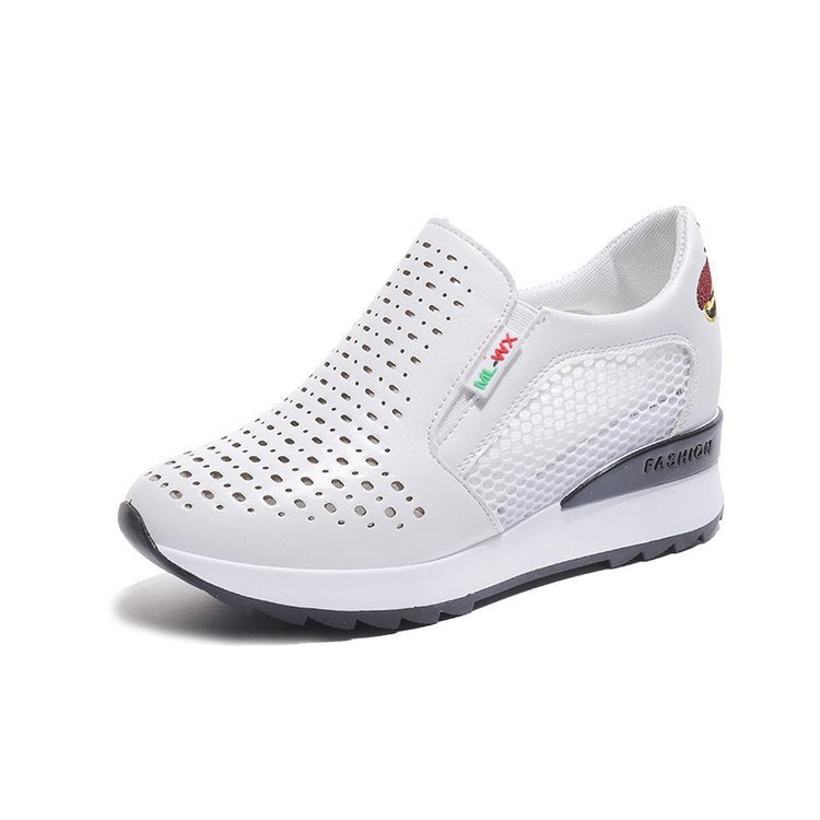 Women's hollow white shoes - Taylor K Shop